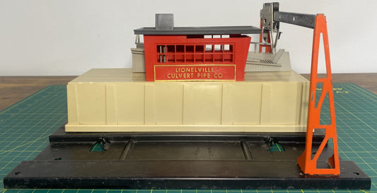 Lionel 342 Culvert Pipe Loader Post War