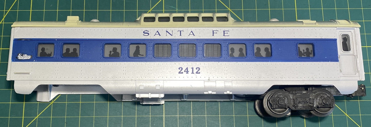 Lionel Post War 2412 Passenger Car Santa Fe