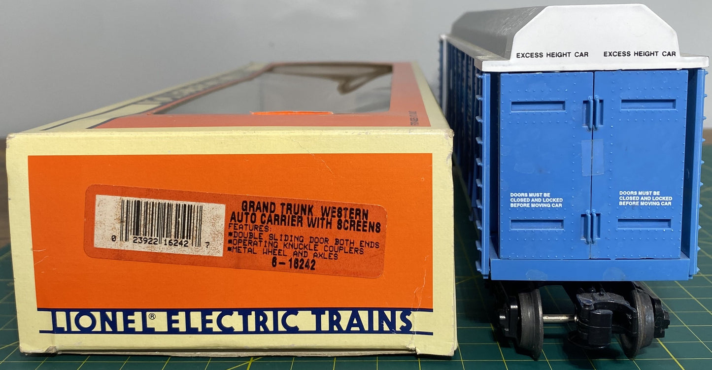 Lionel 6-16242 Grand Trunk Western Auto Carrier
