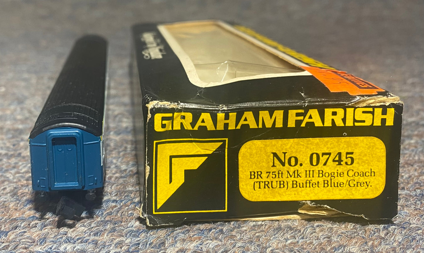 GRAHAM FARISH 0745 BR INTERCITY MK3 75' BUFFET COACH V.171