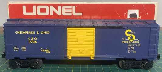 Lionel 6-9706 Chesapeake and Ohio Boxcar