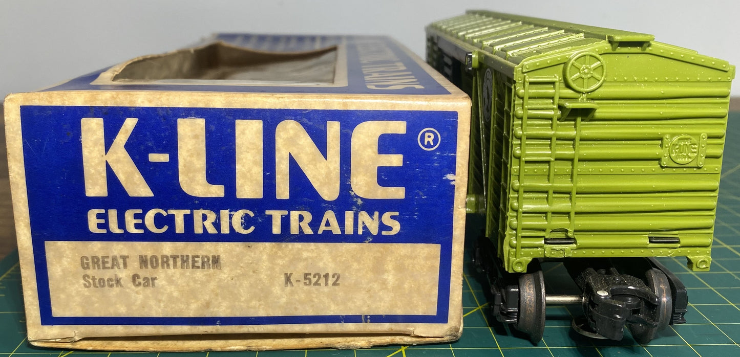 K-Line Train K-5212 Great Northern Stock Car