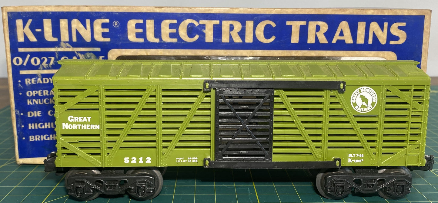 K-Line Train K-5212 Great Northern Stock Car