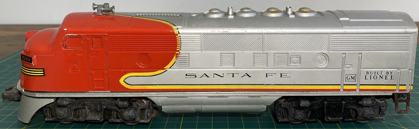 Lionel 2383 Santa Fe Diesel Locomotive A-Unit Non-Powered O Gauge