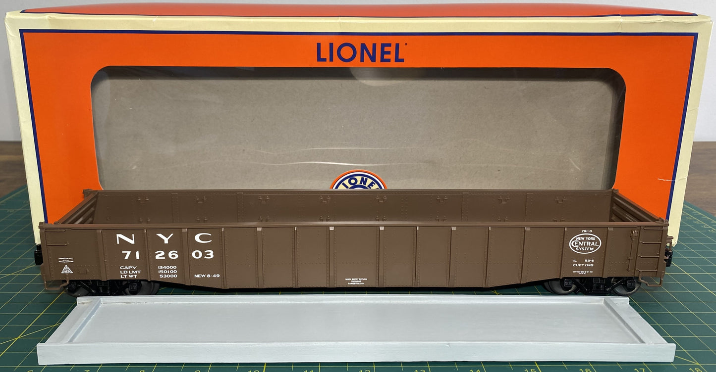 Lionel 6-82864 New York Central PS-5 Gondola w/load