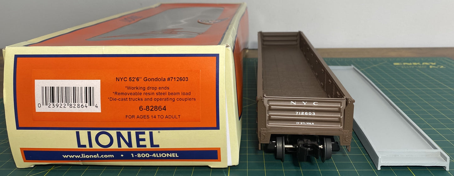 Lionel 6-82864 New York Central PS-5 Gondola w/load