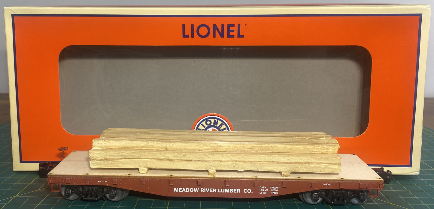 Lionel 82852 Meadow River Lumber 40’ w/Lumber Load