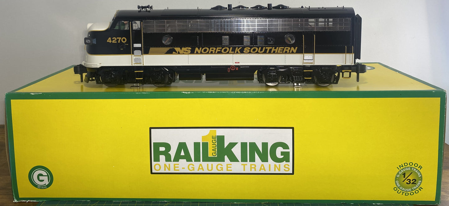 Rail King 70-2104-1 Norfolk Southern G Gauge F-7 A Unit Diesel w/Proto-Sound 3.0