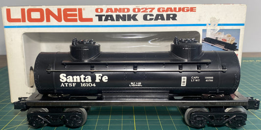 Lionel 6-16104 Santa Fe 2-Dome Tank Car