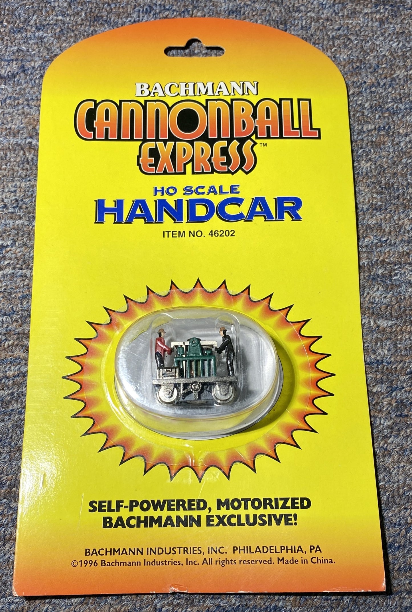 Bachmann #46202 Cannonball Express Hand Car