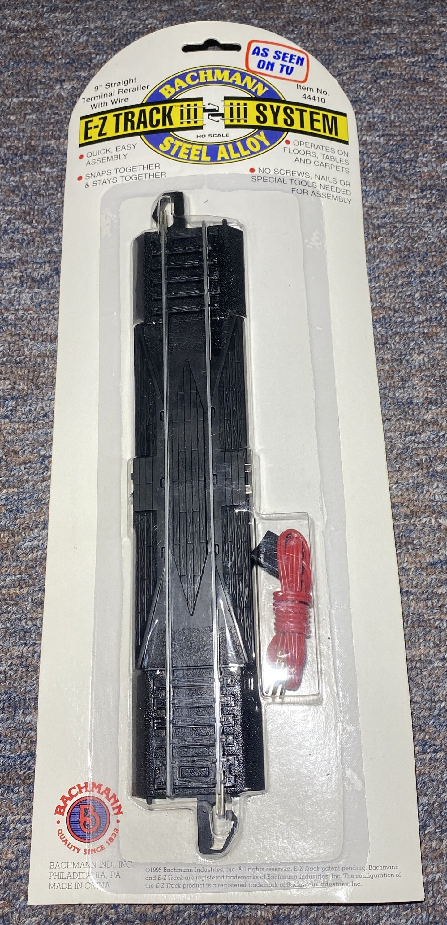 Bachmann #44410 9" Terminal Derailer with Wire