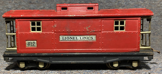 Lionel Pre War #817 Red Caboose