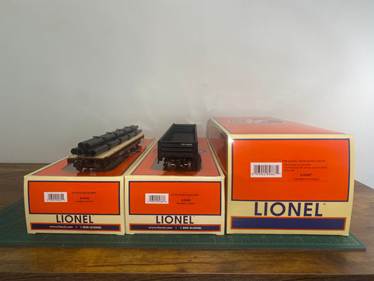 Lionel 6-82667 Detroit, Toledo & Ironton Scale PS-5 Gondola & PS-4 Flatcar Pair