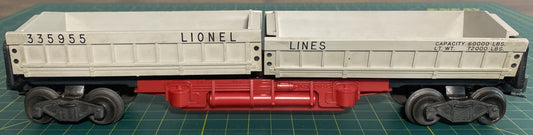 Lionel Post War 3359 Twin Bin Coal Dump Car