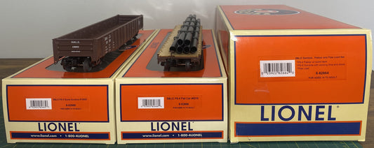 Lionel 6-82664 Bessemer & Lake Erie (B&LE) Scale Ps-5 Gondola & Ps-4 Flatcar Pair