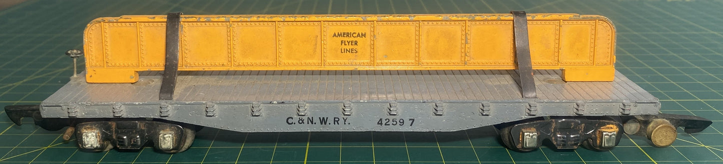 American Flyer 627 Girder Flat Car
