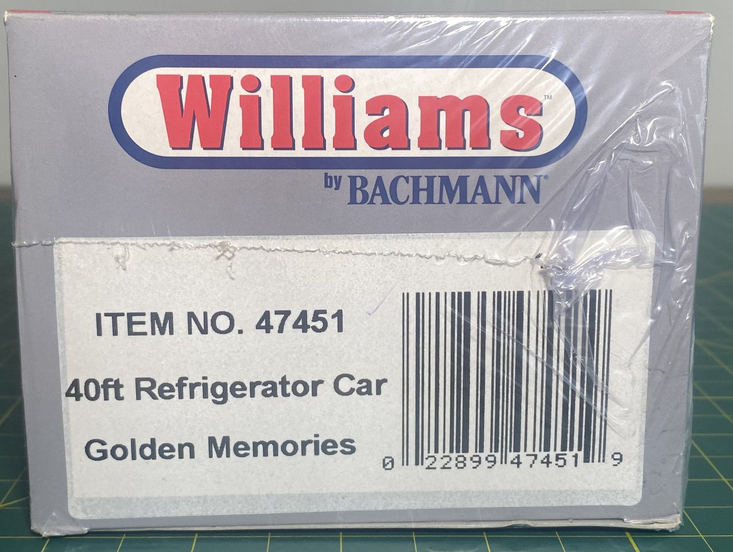 Williams 47451 40’ Refrigerator Car Golden Memories