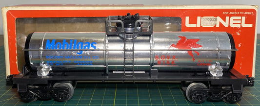 Lionel 6-9156 Mobilgas Plated Tank Car