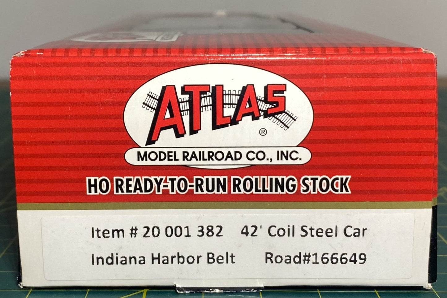 Atlas 20 001 382 42’ Coil Steel Car Indiana Harbor Belt #166649
