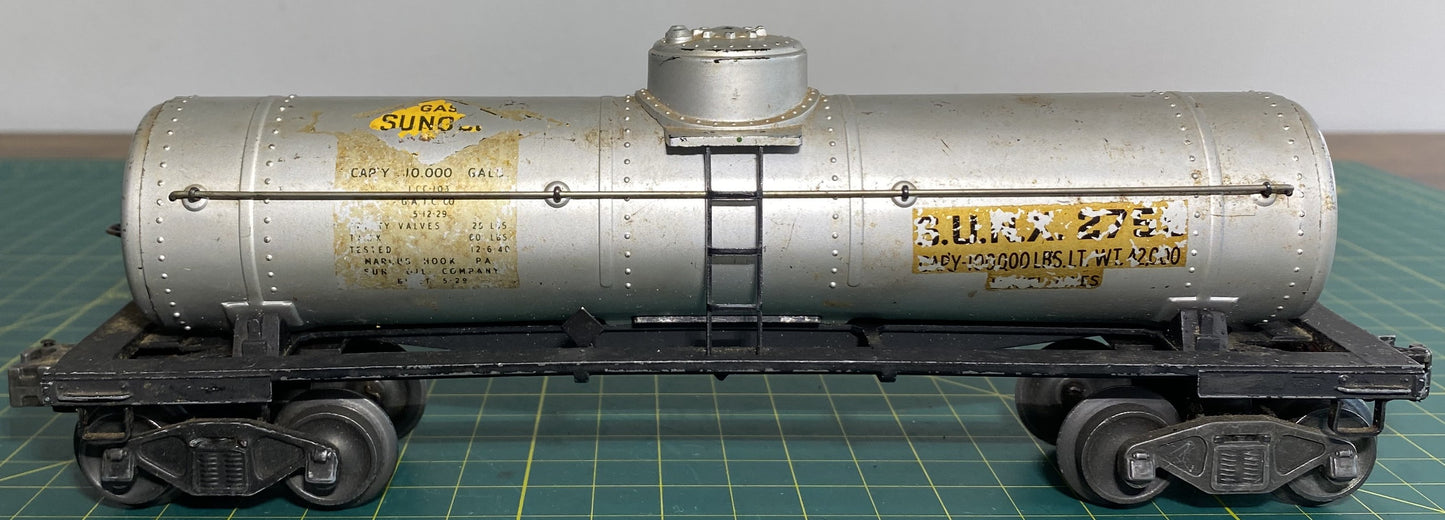 Lionel Pre War 2755 Sunoco Tank Car