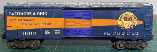 Lionel Post War Baltimore and Ohio Box Car 6464-400