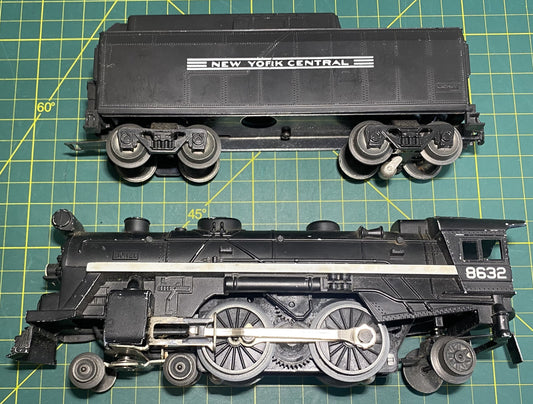 Lionel #6-8632 Pennsylvania Flyer (4-4-2 Steam Loco #8632) in the Tender