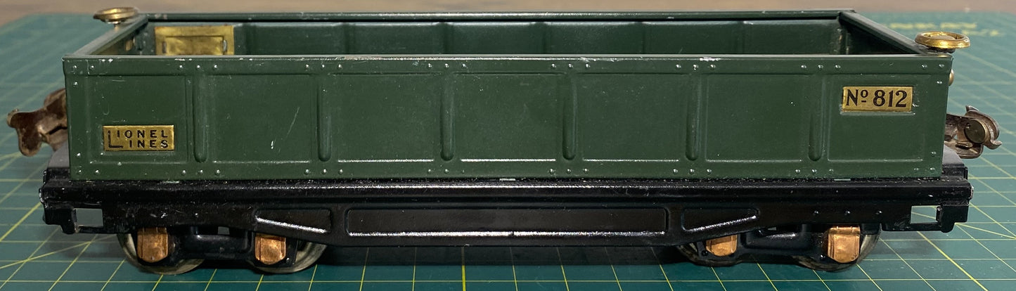 Lionel Pre War 812 Green Gondola