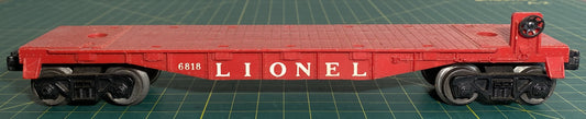 Lionel Post War 6818 Flat Car w/out Transformer