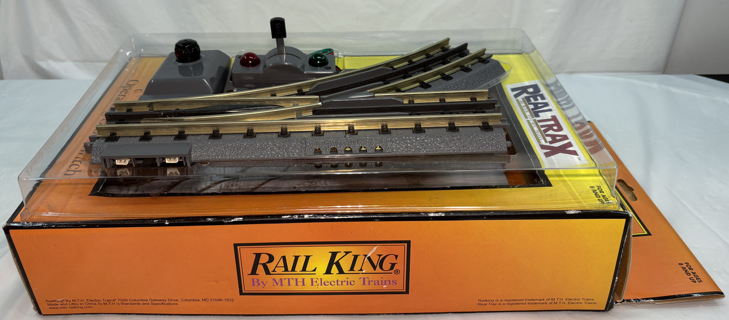 MTH 40-1005 RealTrax O Gauge O-31 Switch (LH)