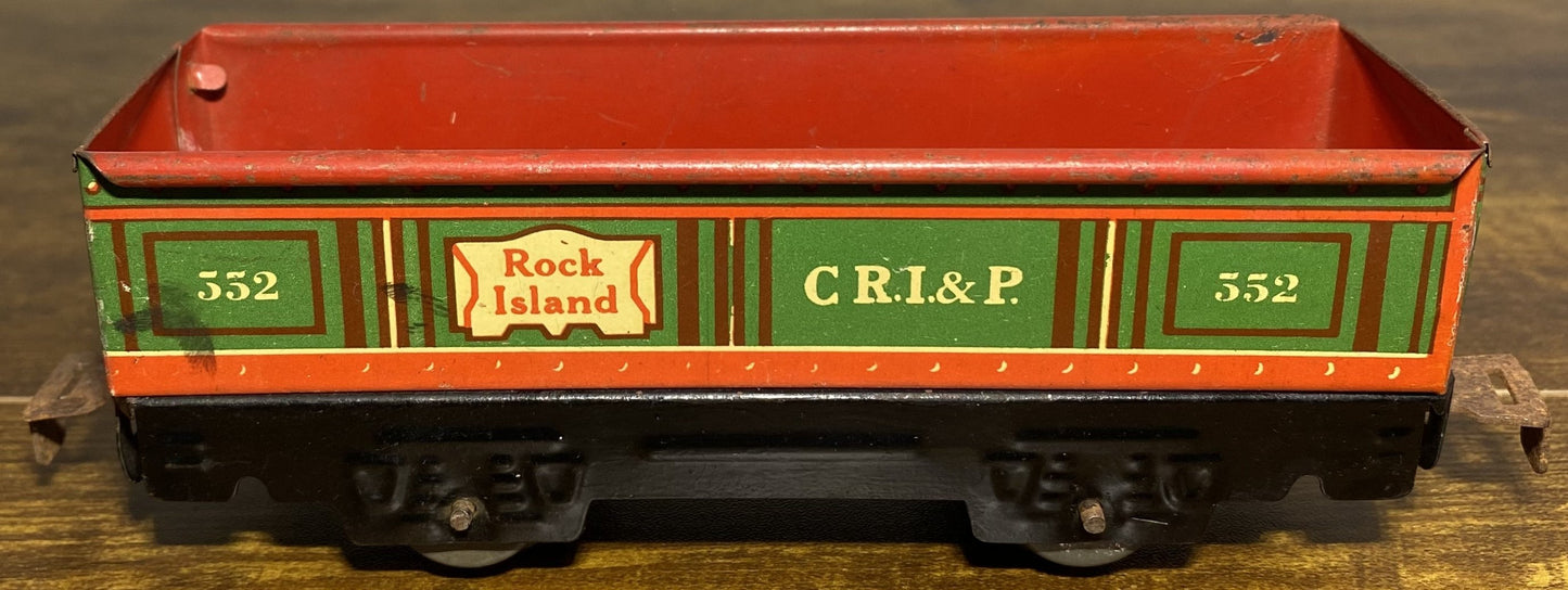 Marx #552 Tin Plate Rock Island C.R.I.&P. Gondola
