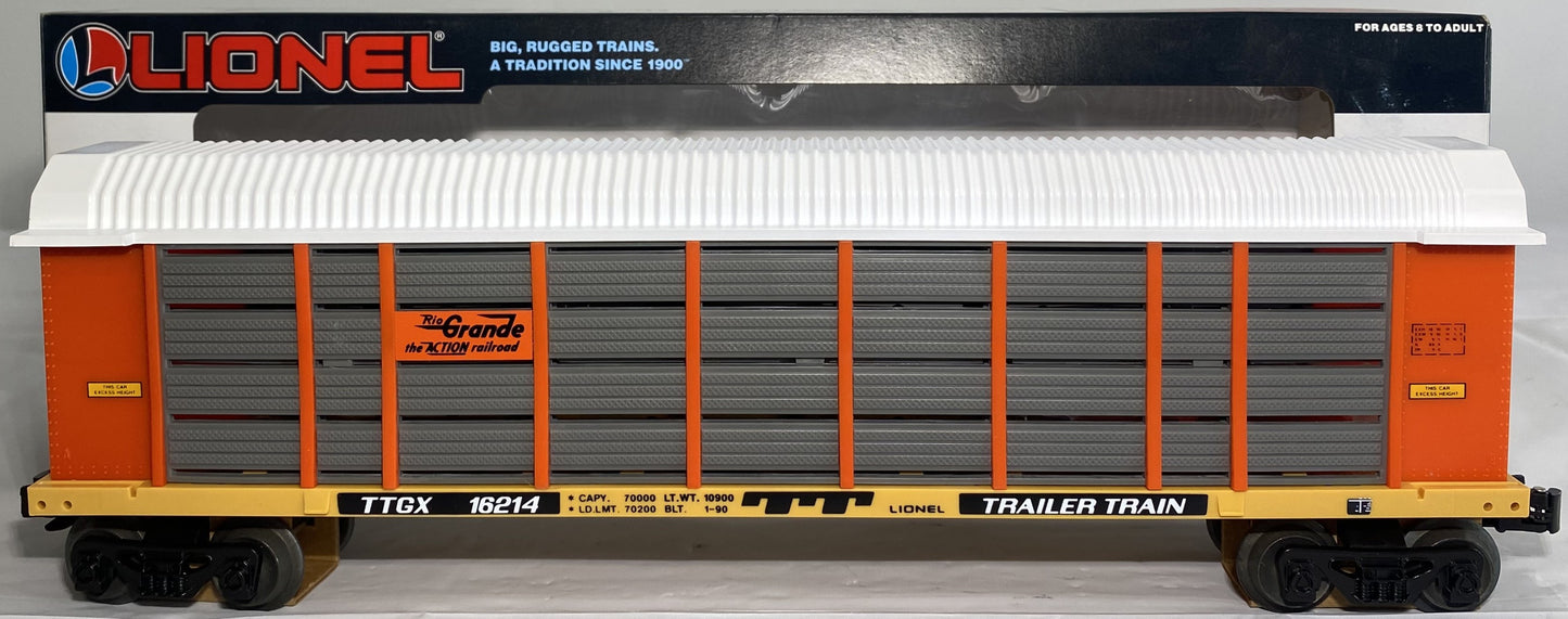 Lionel 6-16214 D&RG Two Tier Auto Carrier