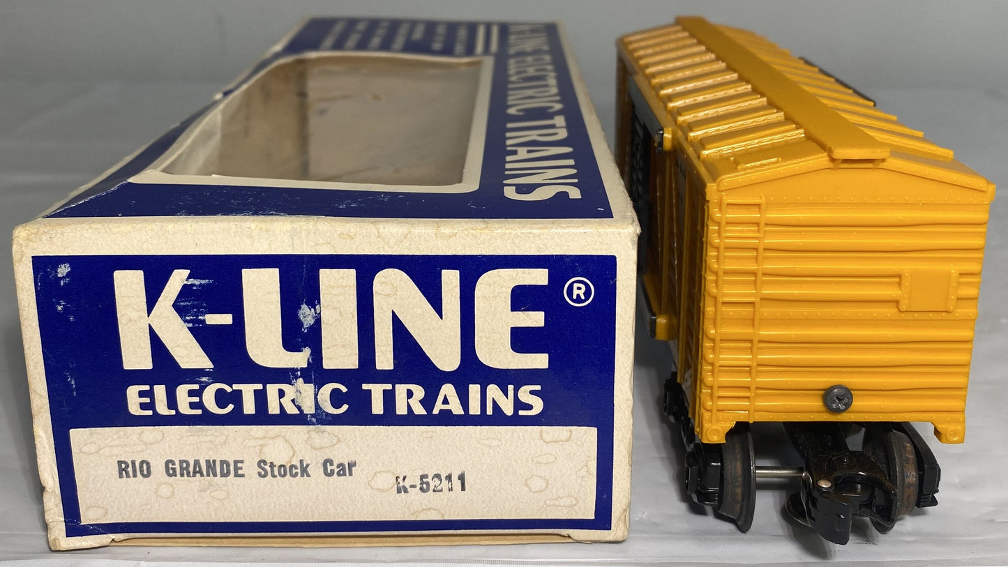 K-Line K-5211 D&RGW Rio Grande Stock Car