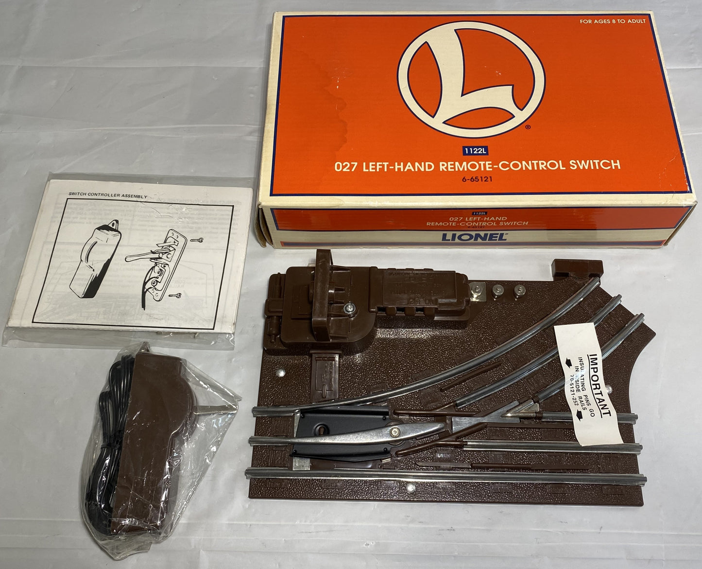 Lionel Modern 6- 65121 Left-Hand Remote-Control Switch