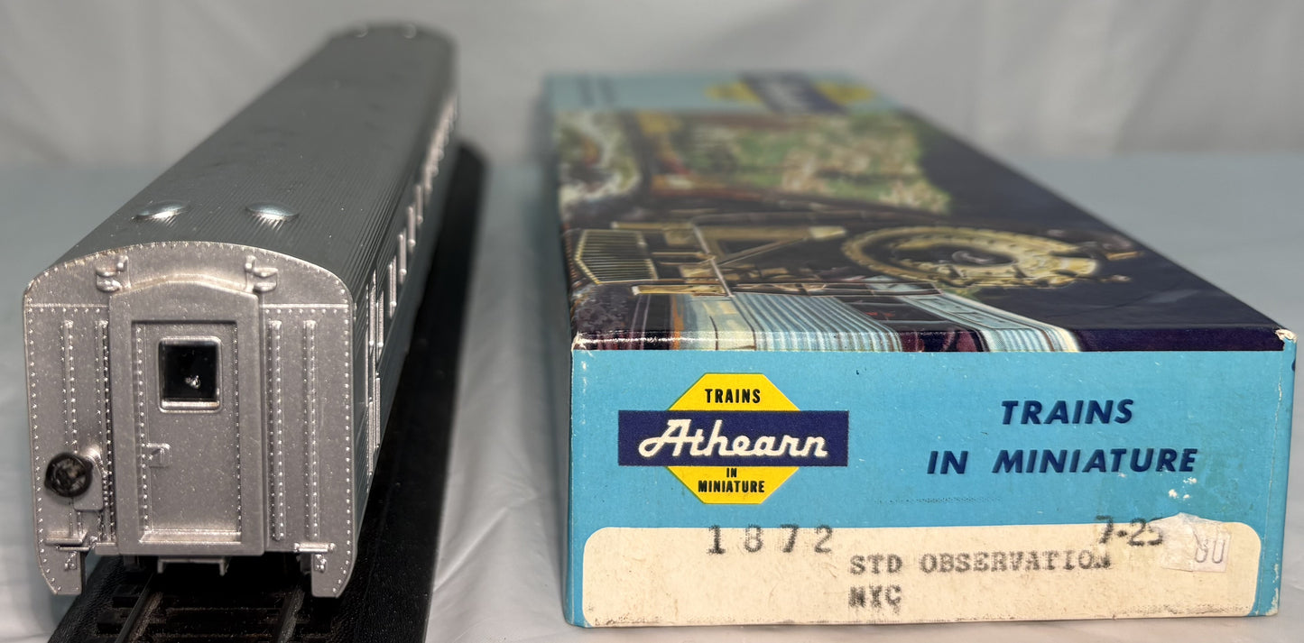 Athearn 1872 HO New York Central Observation Car