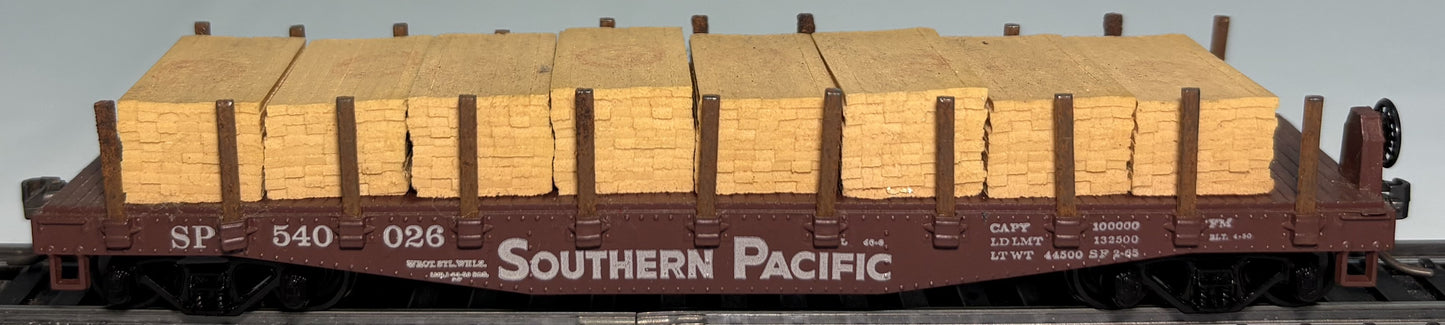 Athearn 1348 HO Southern Pacific 40ft Flat Car w/ Stakes