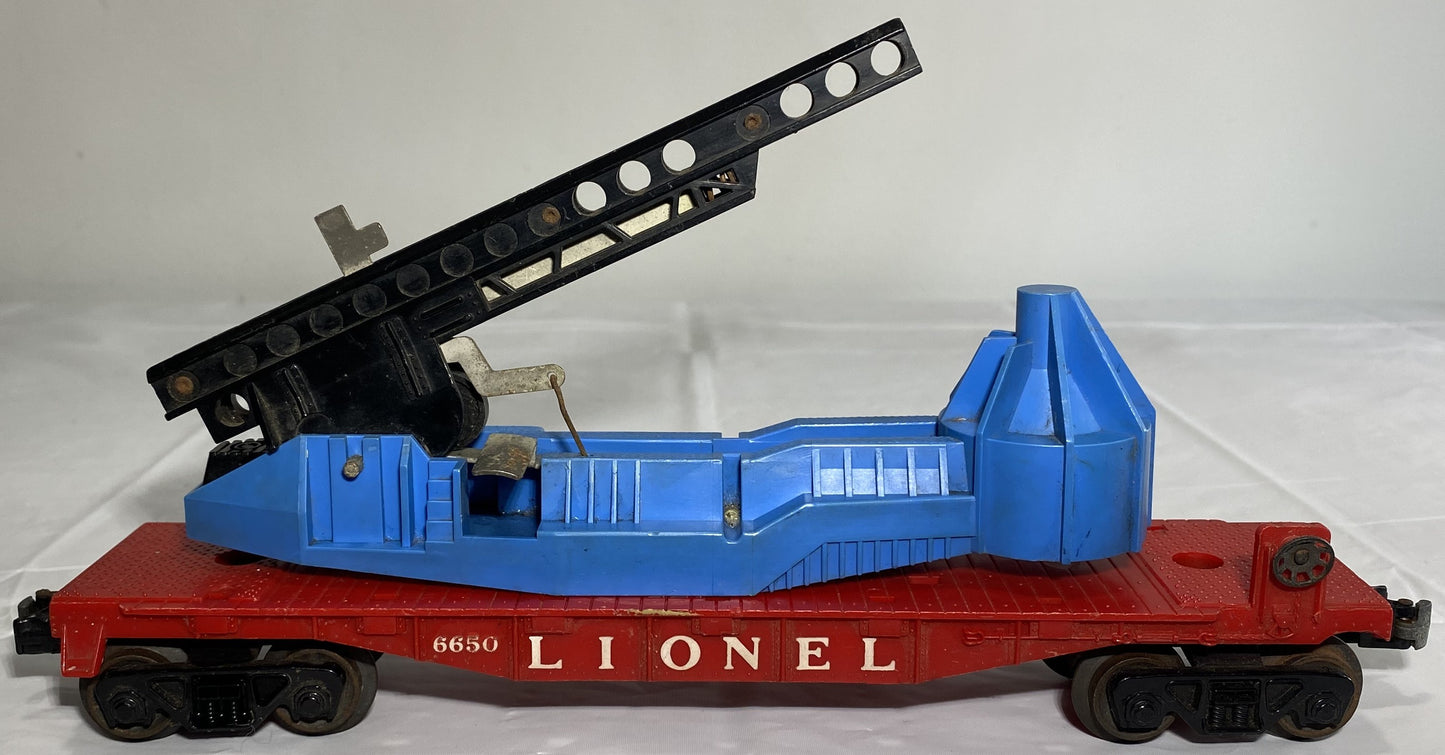 Lionel Post War 6650 IRBM Rocket Laucher