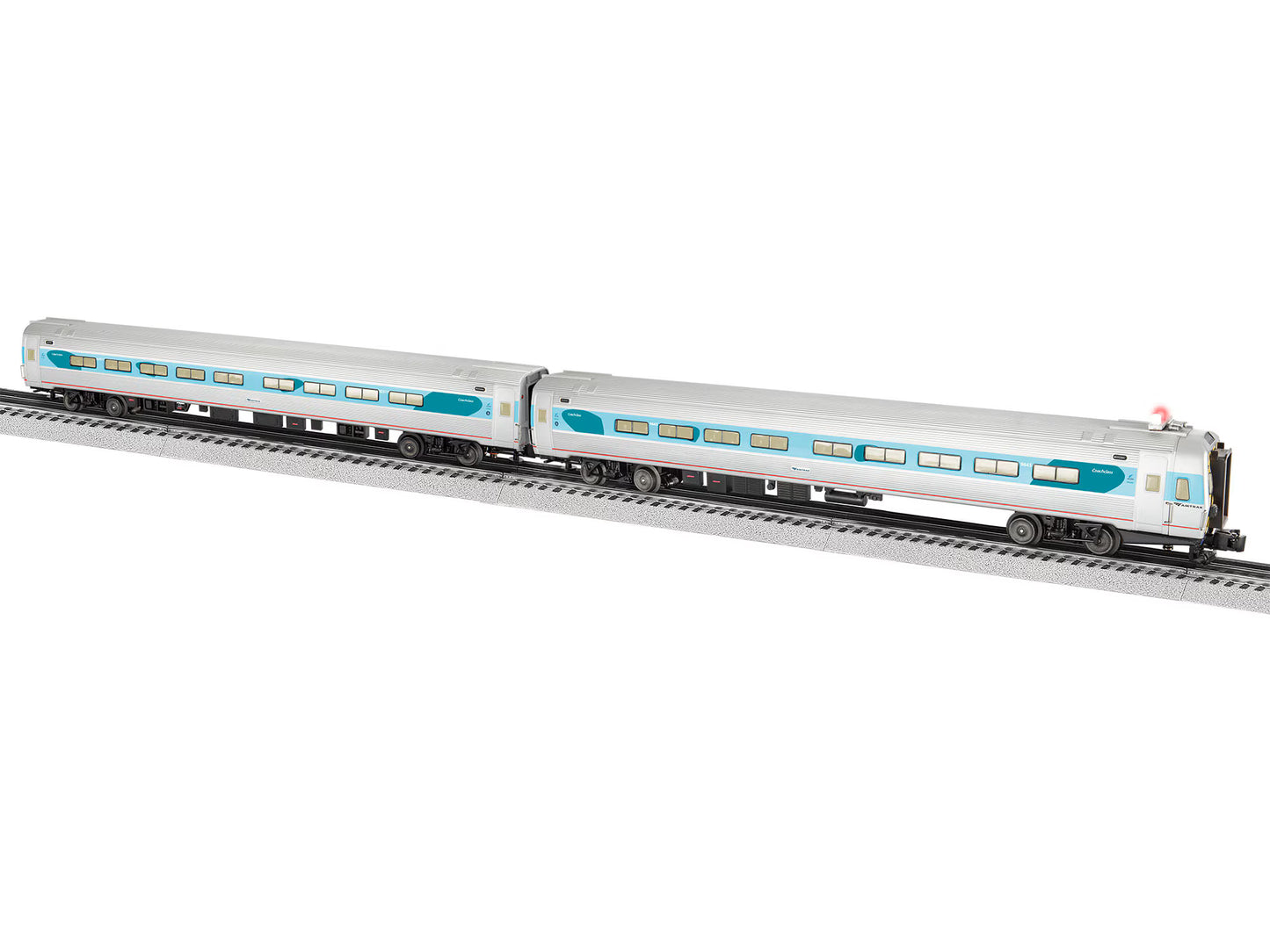 Lionel 2227330 Amfleet Coach Amtrak Phase V 2-Pack