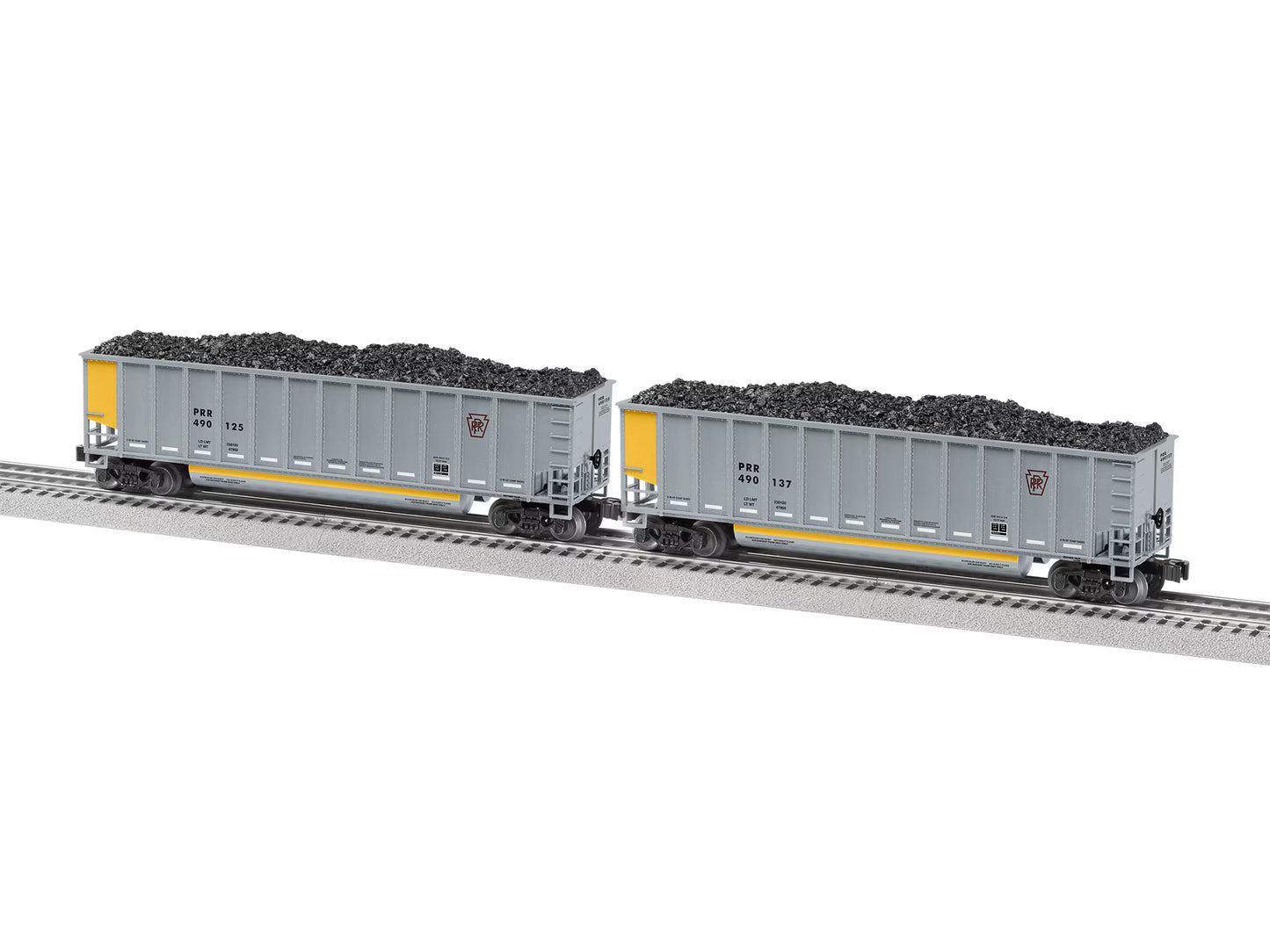 Lionel 2243040 O Gauge Rotary Gondola 4-Pack Pennsylvania Railroad