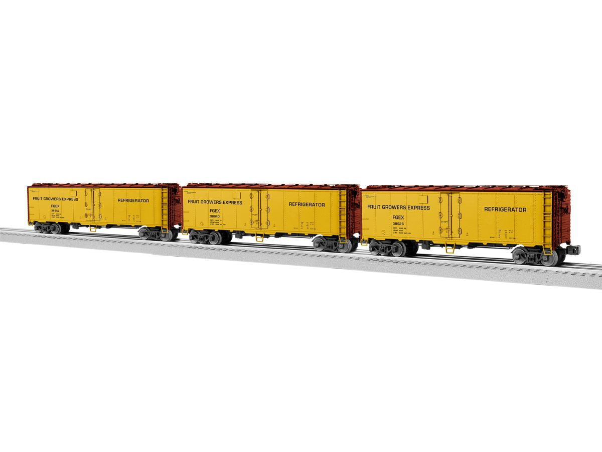 Lionel 2326310 Vision Line "Fruit Growers Express" Reefer Car Set (3-Car)