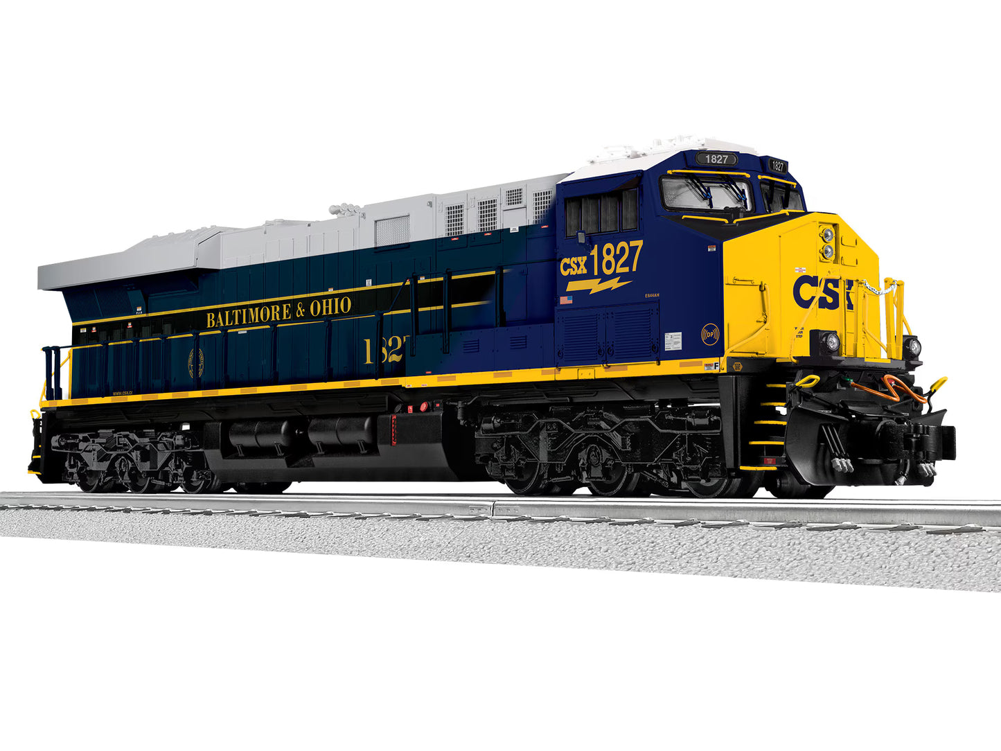 Lionel 2433589 ES44AC Diesel Locomotive CSX #1827 Non-Powered B&O Heritage