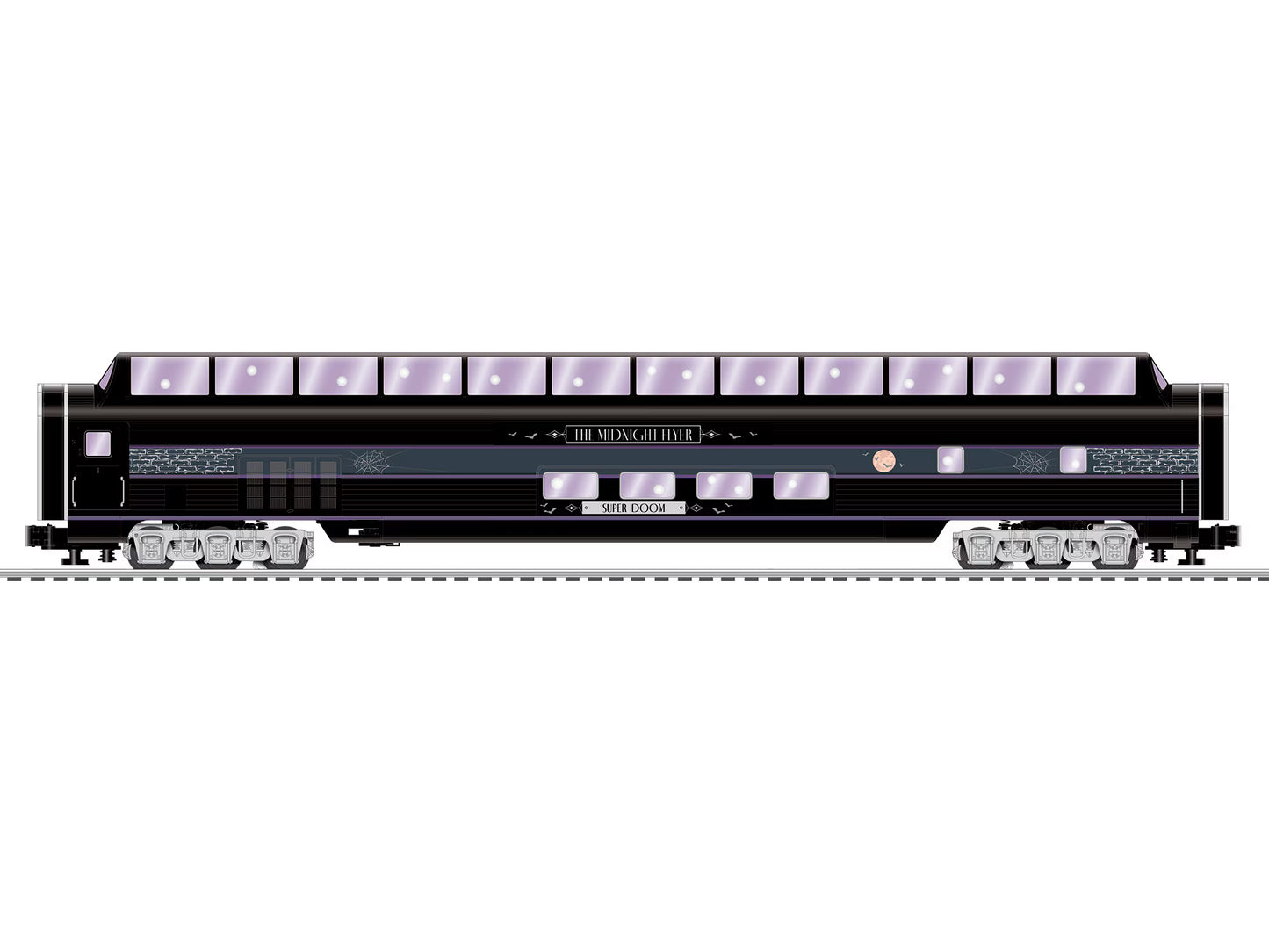Lionel 2527480 Halloween Doom Liner 21" Station Sounds Doom Car