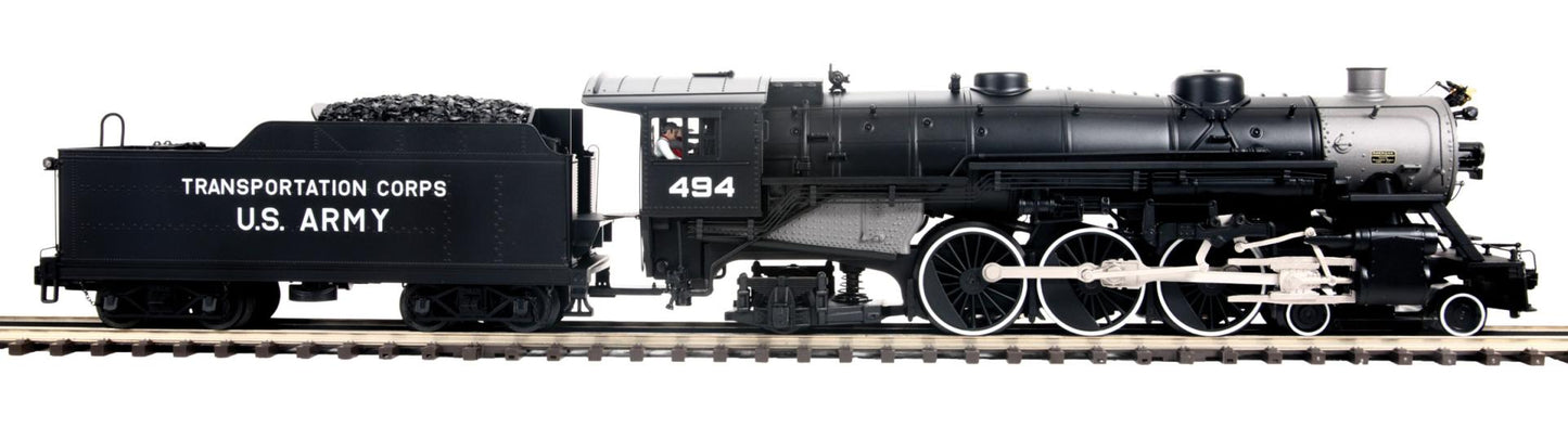 MTH 20-3812-1 U.S. Army O Scale Premier 4-6-2 USRA Heavy Pacific Steam Engine w/Proto-Sound 3.0