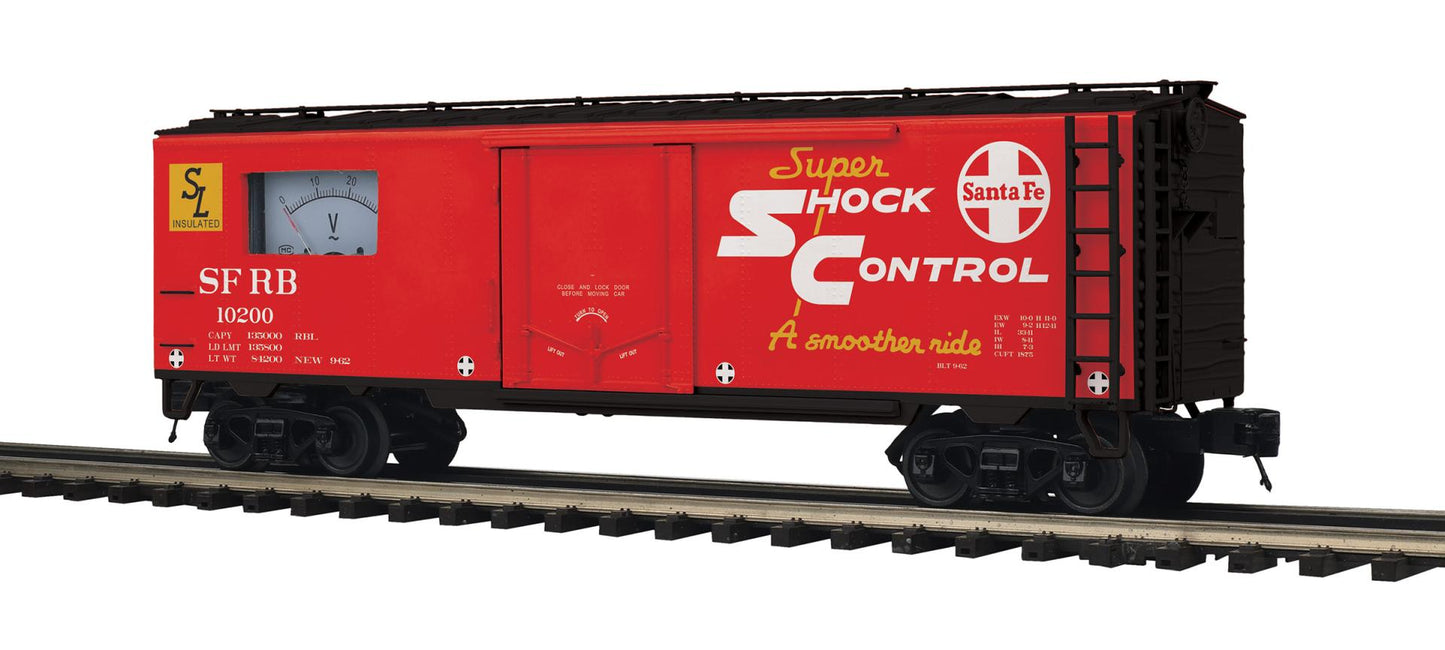 MTH 20-9474-9 Scale Premier 40' Steel Sided Power Meter Car Santa Fe