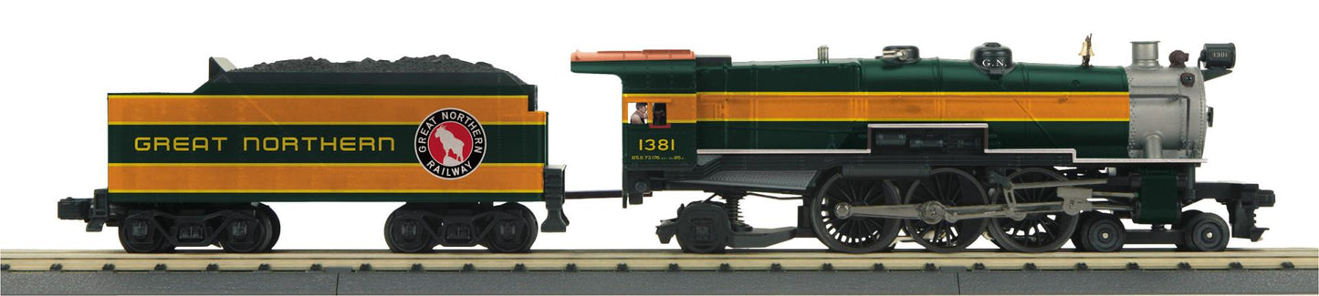 MTH 30-1906-1 Great Northern O Gauge RailKing 4-6-2 Imperial K-4s Pacific Steam Engine w/Proto-Sound 3.0