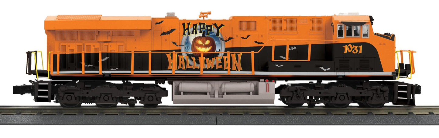 MTH 30-21305-1 O Gauge RailKing Halloween ES44AC Imperial Diesel Engine w/Proto-Sound 3.0