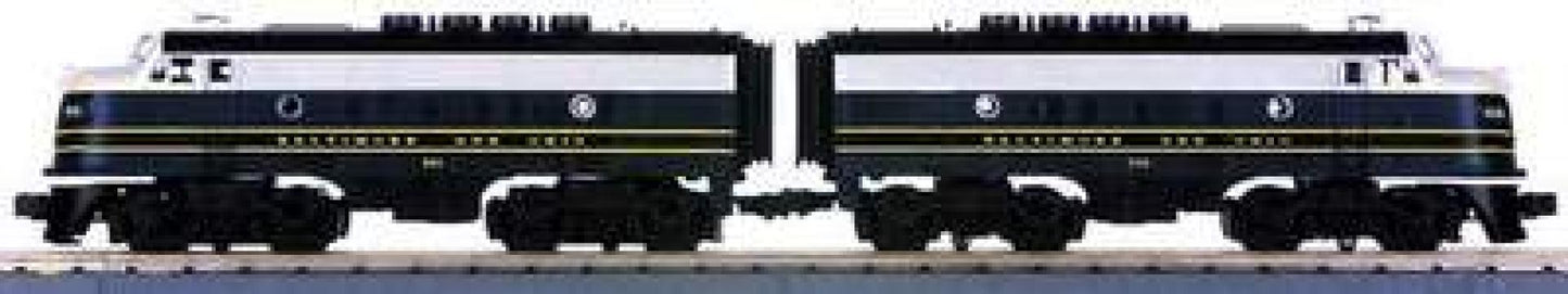 MTH 30-2143-1 Railking Baltimore & Ohio F-3 AA Diesel Set with P/S3