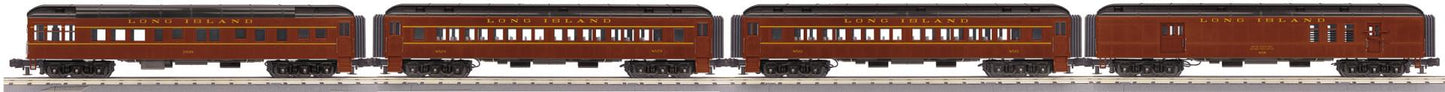MTH 30-69382 RailKing Long Island 4-Car 60’ Madison Passenger Set