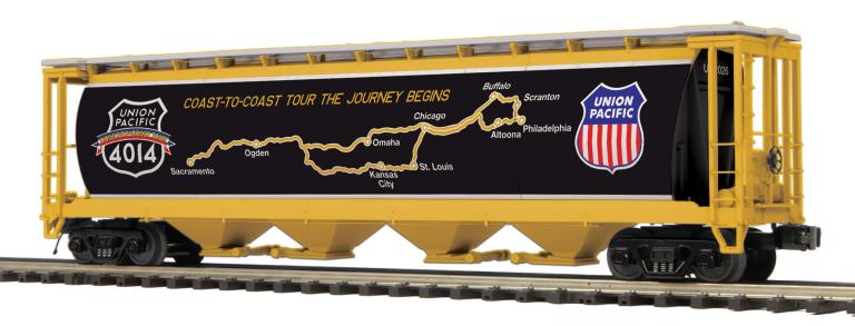 MTH 20-96906 Premier O Scale 2026 Union Pacific Big Boy Map 100 Ton Hopper Car