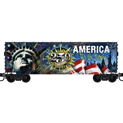 Accurail 310010004 HO Scale 40' Insulated Plug Door Steel Box Car Kit Liberty #250