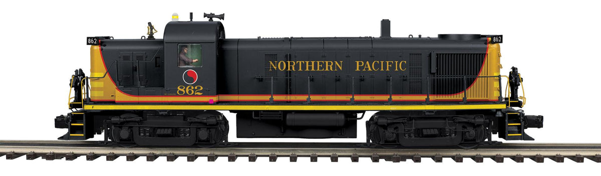 MTH 20-22150-1 O Scale Premier Northern Pacific RS-3 #862 Hi-Rail Wheels